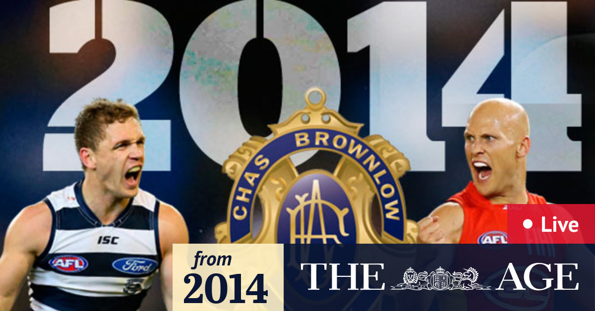 Brownlow Medal 2014 Live coverage